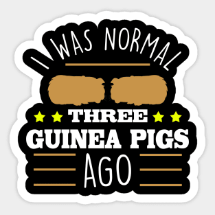 Guinea Pig Funny Quote Sticker